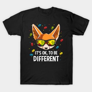 It's Ok To Be Different Autism Awareness Gift For Boys, Kids T-Shirt